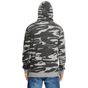 Burnside Full Zip Camo Hooded Fleece Jacket black_camo