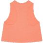 Bella Women's racerback cropped tank heather_sunset