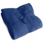 L-merch Microflush Blanket navy_blue