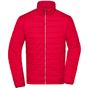 James&Nicholson Men´s Padded Jacket red