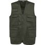 WK Designed To Work Gilet polycoton multipoches doublé unisexe dark_khaki