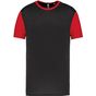 ProAct Maillot manches courtes bicolore enfant black/sporty_red