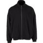 Build Your Brand Oversized Zip Jacket black