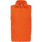 Kariban Bodywarmer micropolaire homme orange