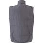 Velilla Gilet matelassé bicolore multipoches grey/lime