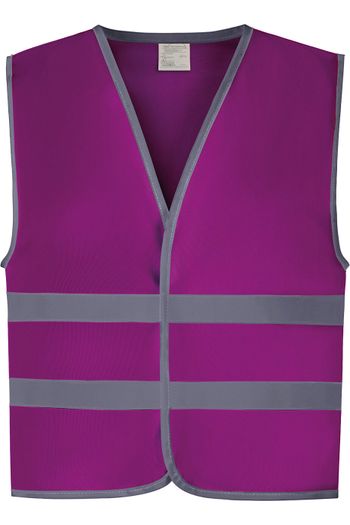 Image produit Gilet avec bordures et bandes réfléchissantes