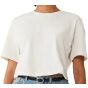 Bella + Canvas Women's garment dye cropped tee vintage_white