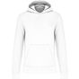 Kariban Sweat-shirt éco-responsable à capuche enfant white