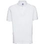 Russell Polo piqué 100% coton classique homme white
