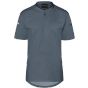 karlowsky Women's Short-Sleeve Performance Work Shirt in sage, Slim Fit Anthracite
