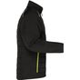 James&Nicholson Men´s Hybrid Jacket black/neon_yellow