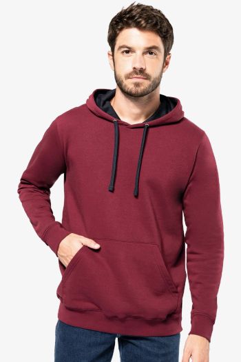 Image produit Sweat à capuche bicolore