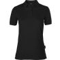 HRM Women's Luxury Polo Black