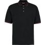 Kustom Kit Men's St. Mellion Polo Black / Bright red