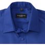 Russell Chemise en Popeline Polyester/Coton classique manches longues homme bright_royal