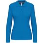 Kariban Polo manches longues femme tropical_blue