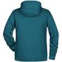 James&Nicholson Men´s Hoody petrol_melange