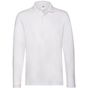 fruit of the loom Premium Long Sleeve Polo white