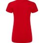 fruit of the loom Ladies 150 V-neck T red