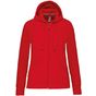 Kariban sweat-shirt zippé capuche femme red