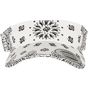 flexfit Bandana Print Visor white