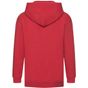 fruit of the loom Premium Hooded Sweat Jacket Kids rouge