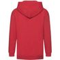 fruit of the loom Premium Hooded Sweat Jacket Kids rouge