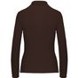 Kariban Polo manches longues femme chocolate