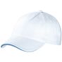 Myrtle Beach 6-Panel Raver Sandwich Cap white/aqua