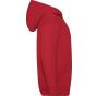 fruit of the loom Kids classic hooded sweat jacket red