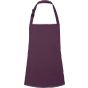 karlowsky Children's Bib Apron Basic Aubergine
