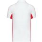 Kariban Polo bicolore FLAG Kariban white/red