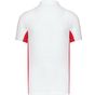 kariban Polo bicolore FLAG Kariban white/red