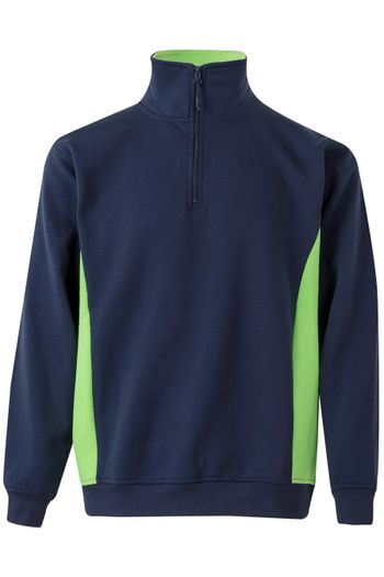 Image produit Sweat bicolore zippé