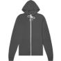Bella Unisex sponge fleece full-zip hoodie asphalt