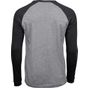 Tee Jays Baseball long sleeve tee heather/black