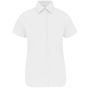 Kariban Chemise coton / élasthanne manches courtes femme white