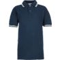 Vesti Kids' short sleeve piqué polo shirt navy/white