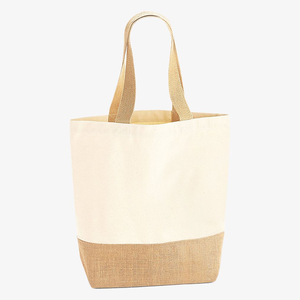 Sac de courses en toile avec base en jute westfordmill