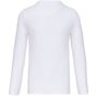 Kariban T-shirt col rond manches longues homme white
