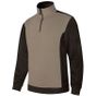 Velilla Sweat bicolore col zippé beige_arena/black