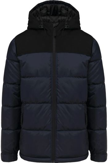 Image produit Parka matelassée à capuche bi-ton unisexe