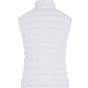 New Morning Studios Ladies light puffer vest white