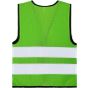 Korntex Mesh safety vest for children Korfu Neon green