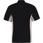 Kustom Kit Track Polo Shirt Black / Grey
