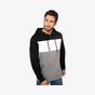 Kariban Sweat-shirt tricolore à capuche unisexe