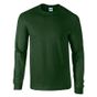 Gildan Adult T-Shirt Ultra-cotton Long Sleeve vert foret