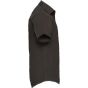 Russell Athletic Men's Short Sleeve Fitted Stretch Shirt chocolate