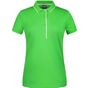 James&Nicholson Ladies´ Polo Stripe frog/white
