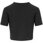 AWDis Just Ts Women's Tri-Blend Cropped T heather_black